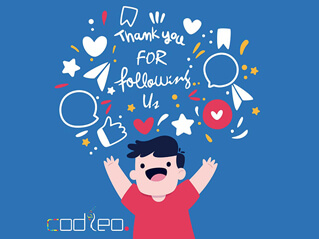 Thank you for following us post